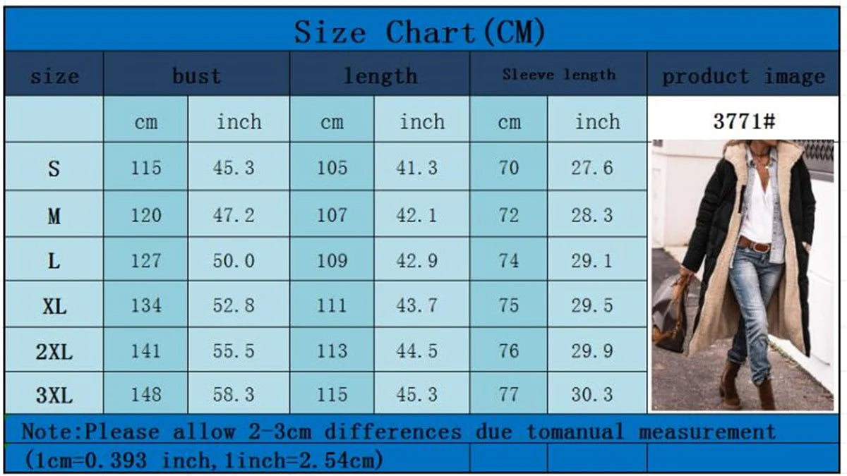 Winter Hooded Quilted Women's Solid Reversible Long Sleeve Thick