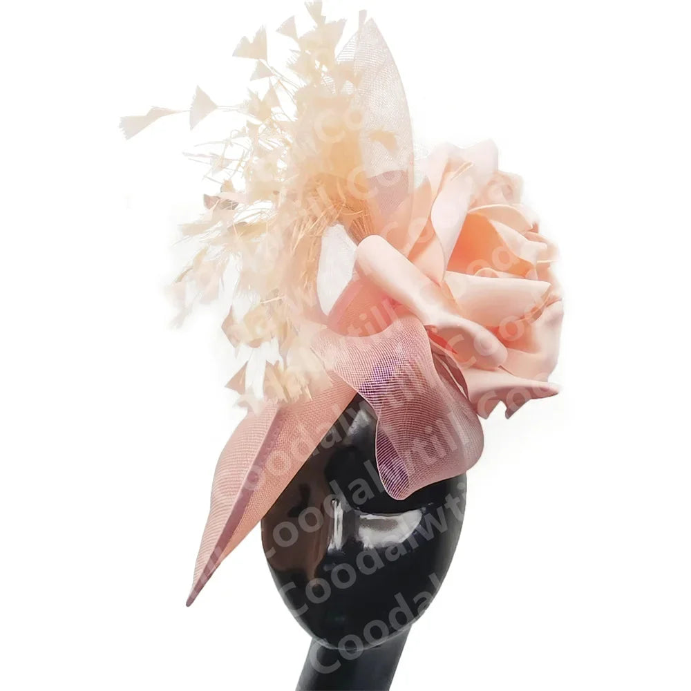 Purple Wedding Fascinator Hat Women Church Cocktail Pillbox Cap Ladies Party Tea Chapeau Cap Headband WomanWedding Millinery