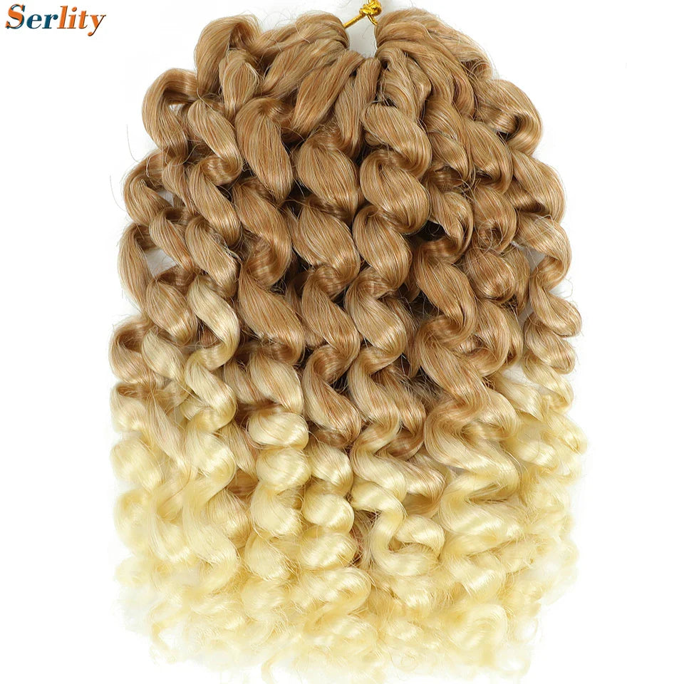 3 Packs Wand Curl Jamaican Bounce Crochet Hair 8inch T Purple 27 30 350 Bug Ombre Blonde Synthetic Jumpy Wand Curly Hair 60Roots