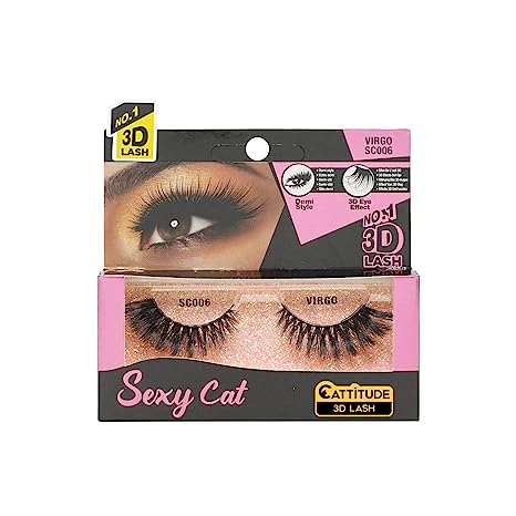 Sexy Cat 3D Lash: Ultra-Volumizing & Lengthening False Eyelashes for Dramatic Eye Makeup Looks