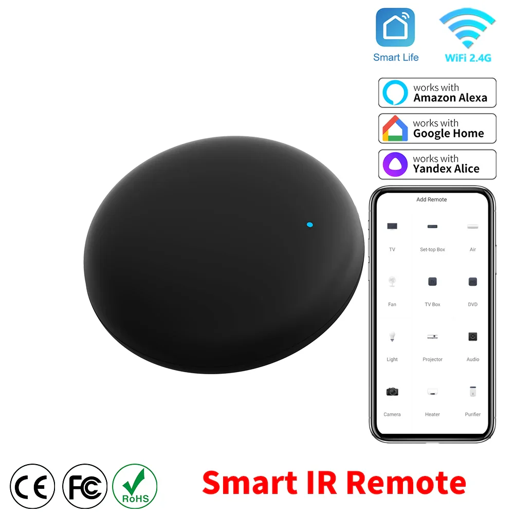Smart Life APP Replace TV DVD AUD AC Remote Works with Alexa Google Home