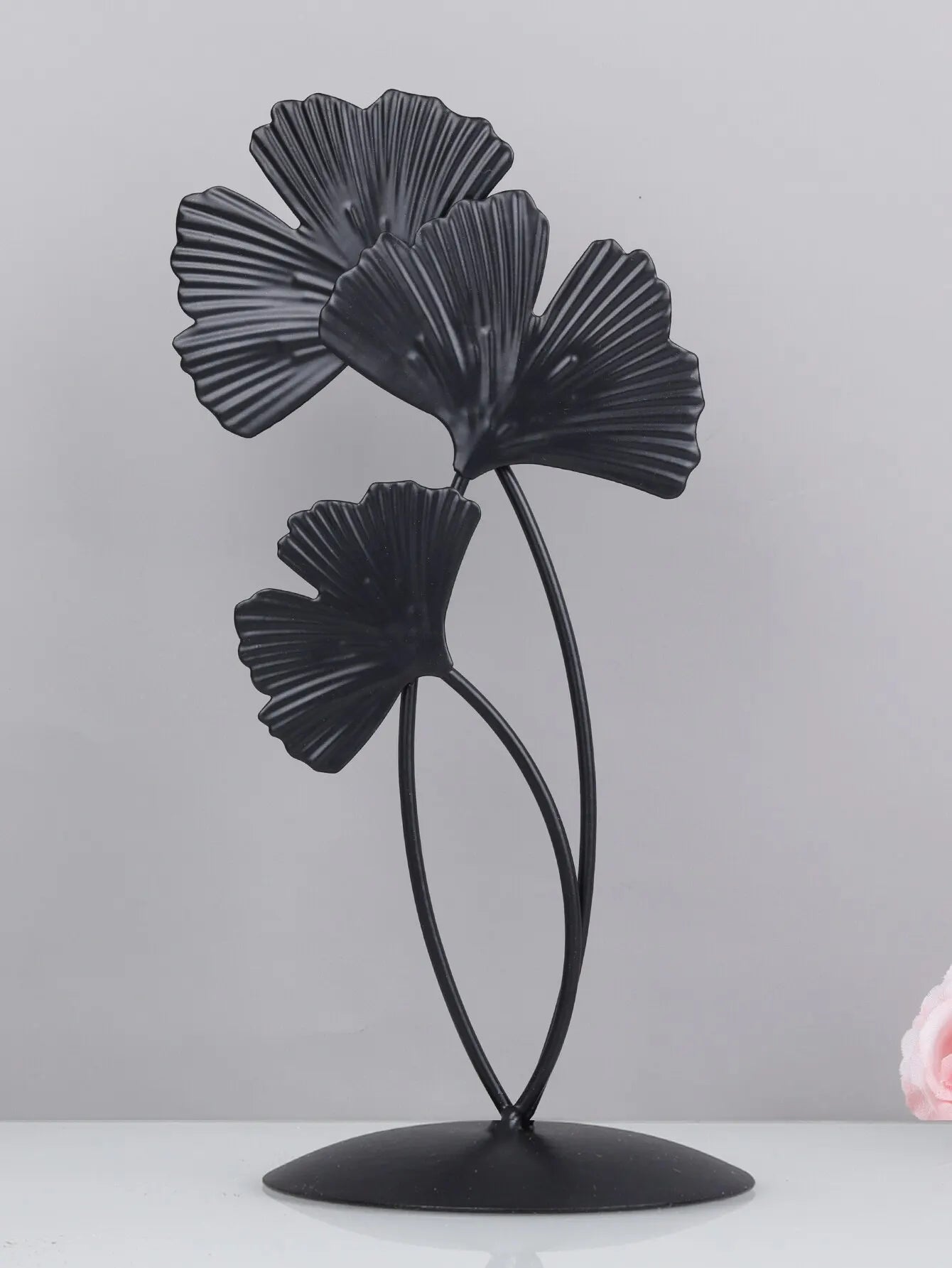 1pc Gold Ginkgo Leaf metal Crafts Decoration