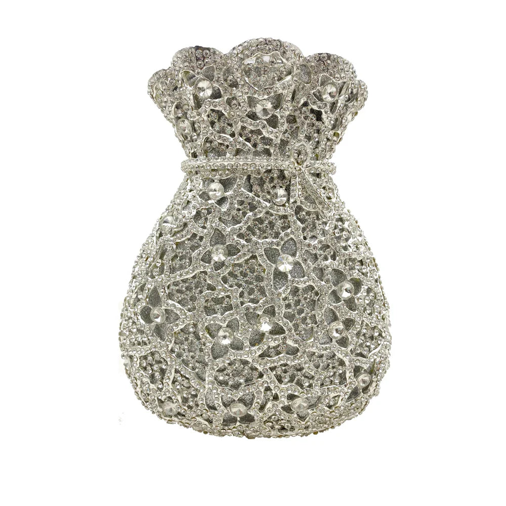 Luxury Women Evening Bag Party Crystal Clutches Purses