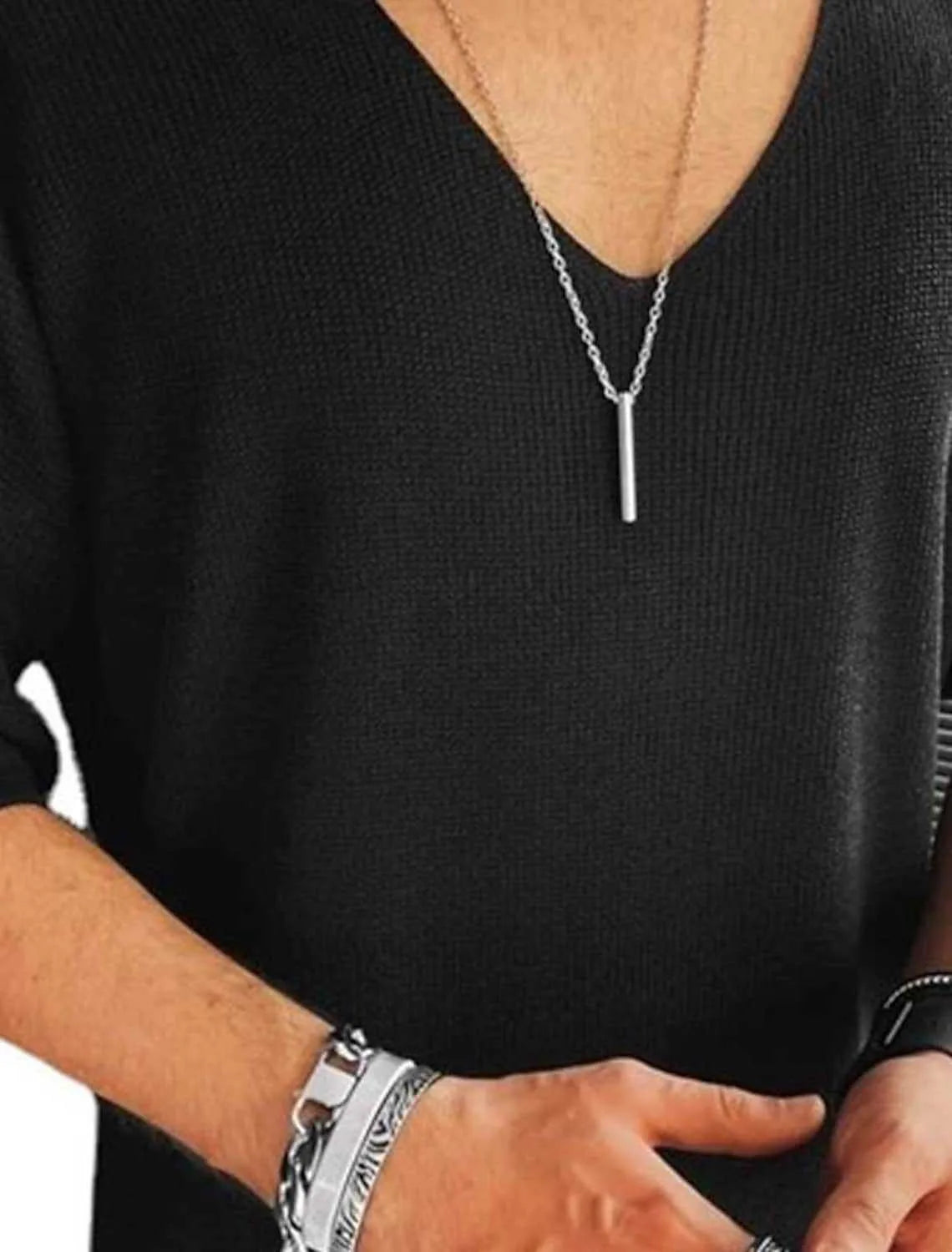 New 2025 Men's Summer Short Sleeve Knit Tops Shirts Casual V-neck British Loose Shirts Male Solid Shirts for Men Fashion Tops