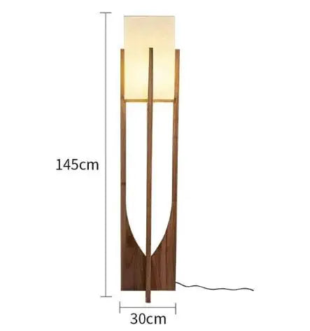 Fairbanks Floor Lamp Wooden Floor Lamp