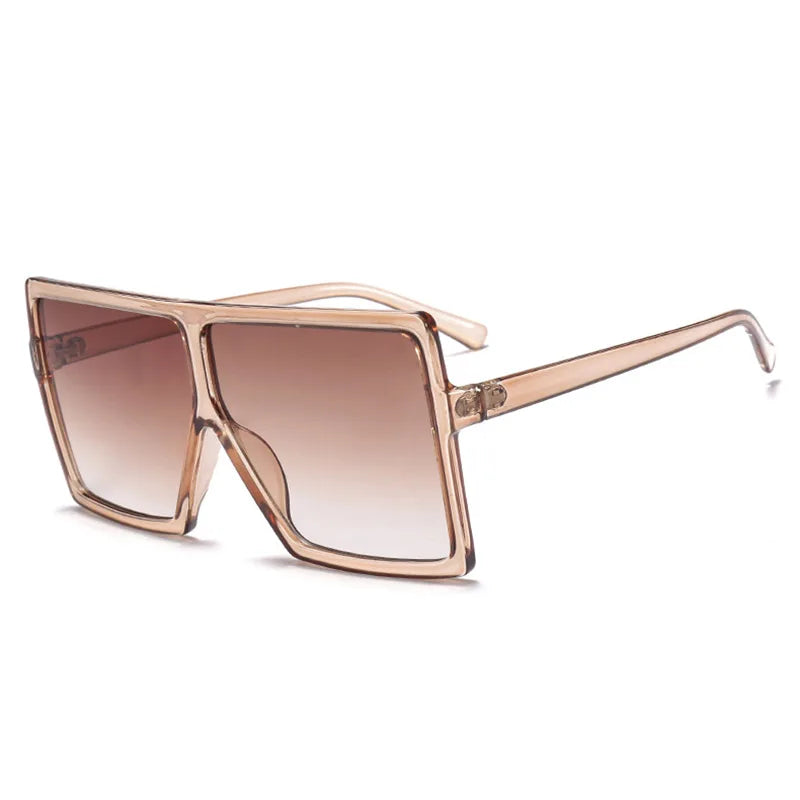 Brand Designer Oversized Square Sunglasses For Women Men 2022 Big UV400 Sun Glasses Womens Sunglasses