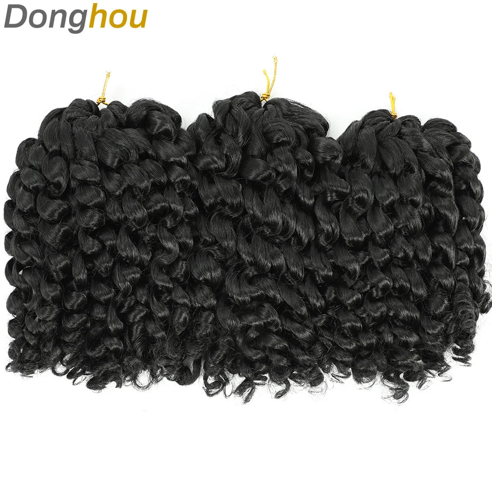 Ombre Jumpy Red Ginger Wand Curls Crochet Hair 1B 27 30 350 613 Purple Grey Colors jamaican twist braiding Hair 20 Strands/Pack