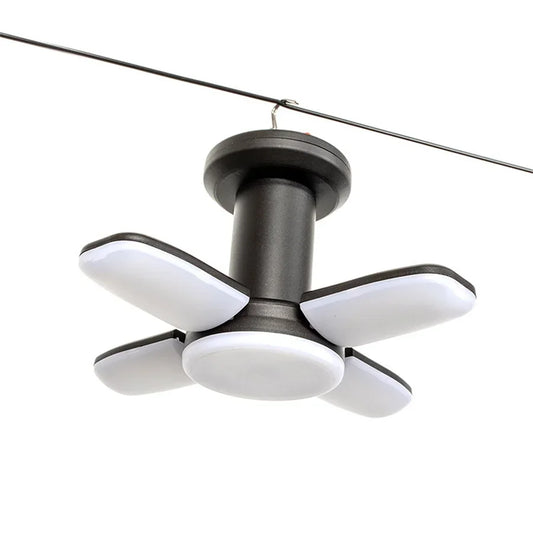 Solar Led Camping Light Outdoor Foldable Tent Lamp USB Rechargeable