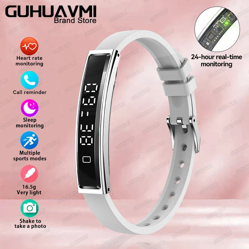 Health & Fitness Smart Bracelet with Heart, Sleep & Activity Tracking