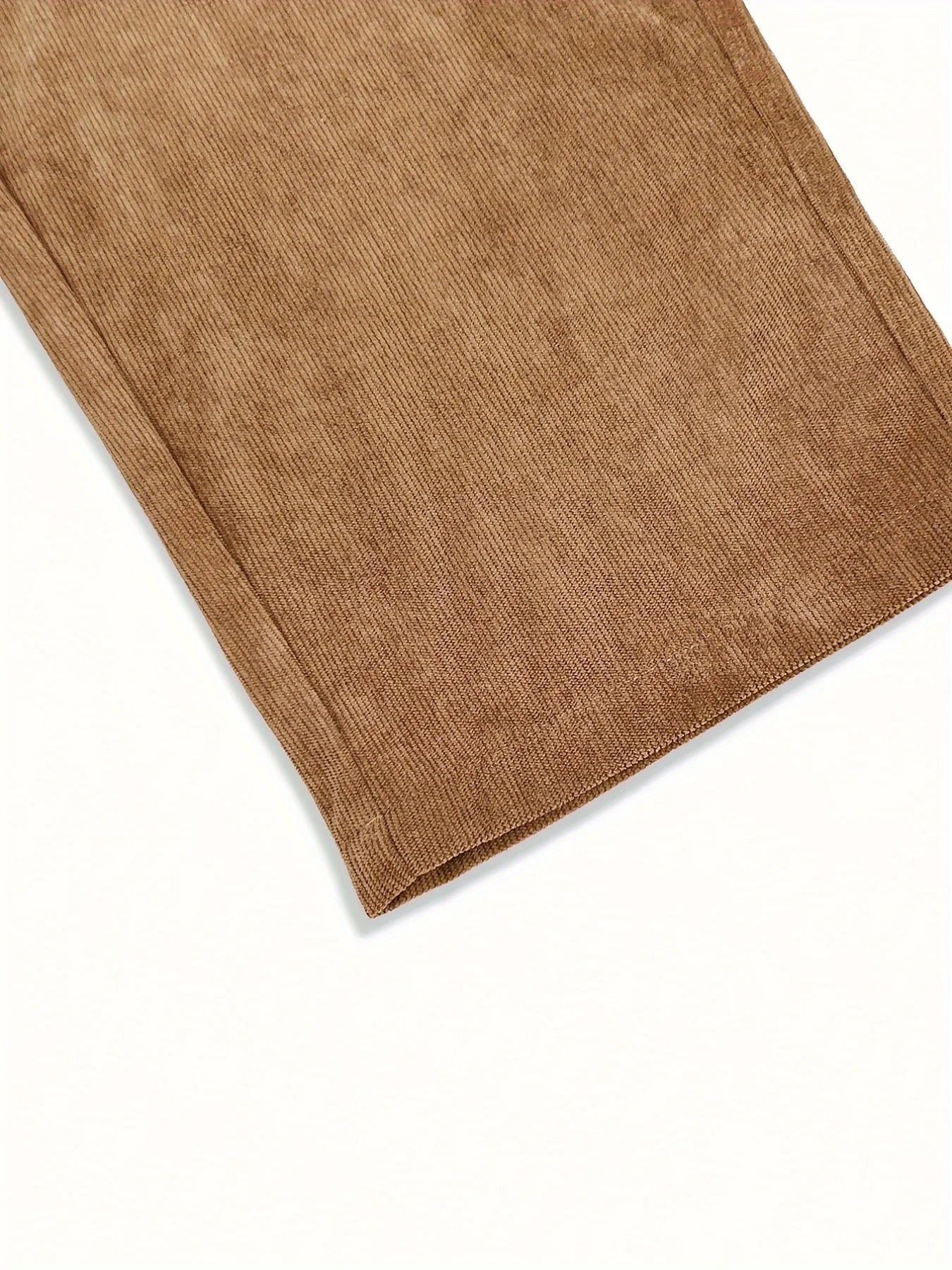 Men’s Corduroy Loose Fit Pants – Elastic Waist