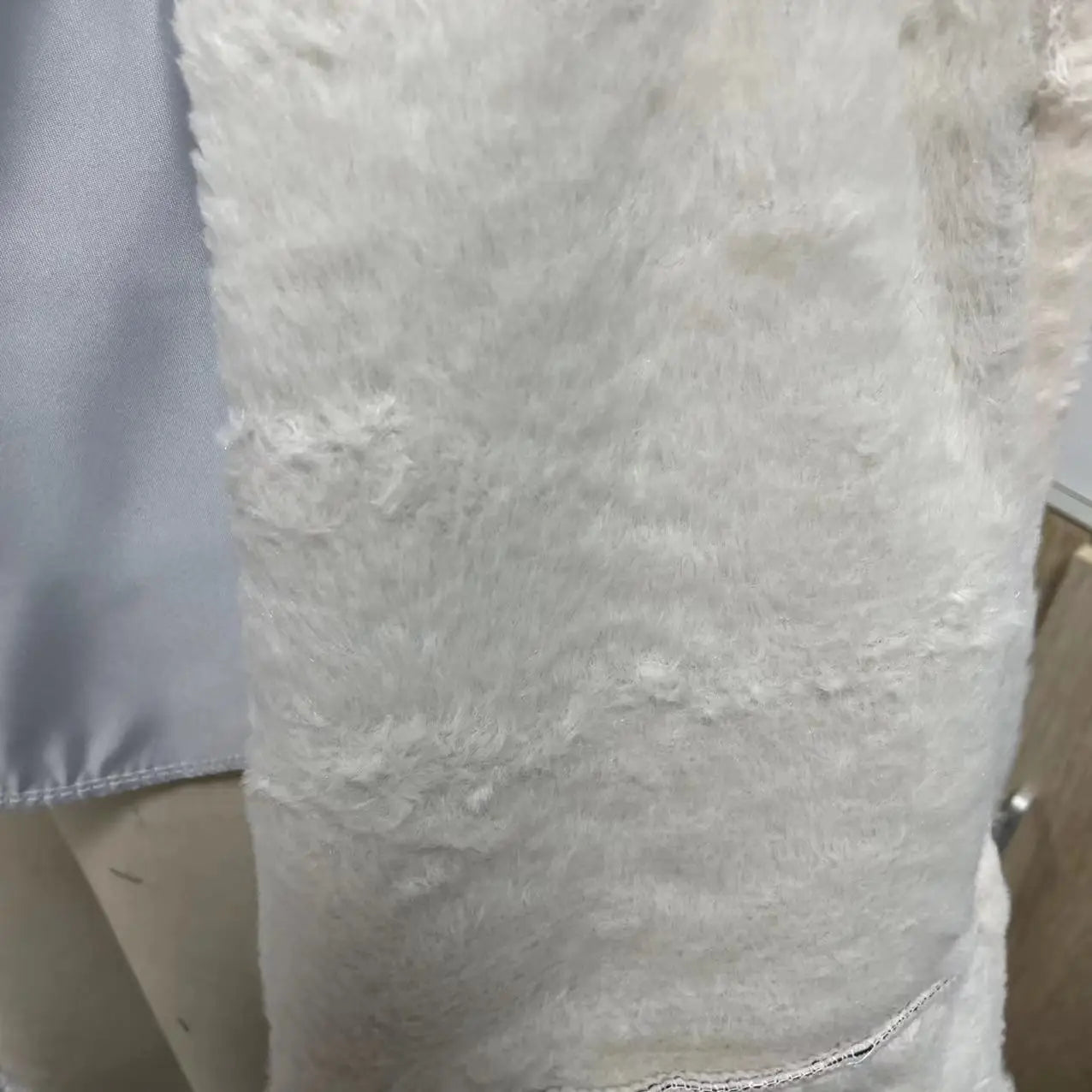 Women's Casual Warm imitation Rabbit Hair Patchwork Leather Jacket