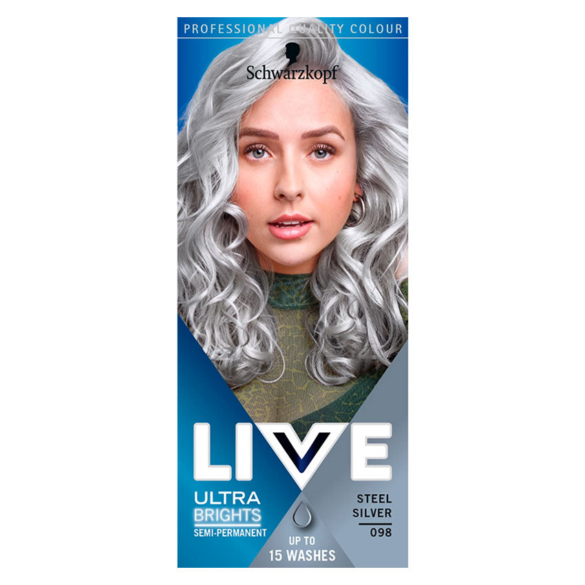 Schwarzkopf Live Ultra Brights Semi-Permanent Hair Colour for Vibrant, Expressive Tones