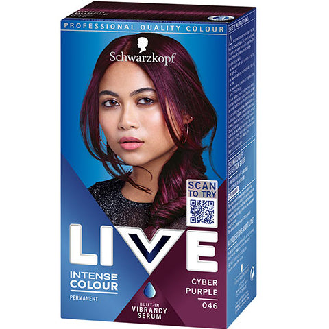 Schwarzkopf Live Intense Colour (19 Shades) Vibrant Semi-Permanent Hair Dye for Bold, Luminous Results