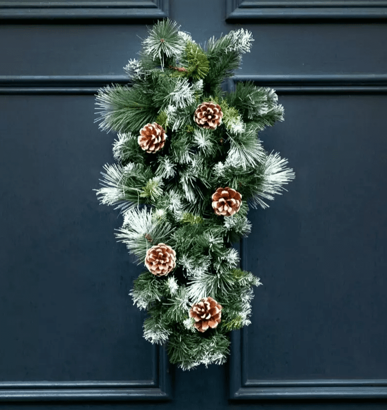 Artificial Christmas Hanging Swag Wreath Decoration