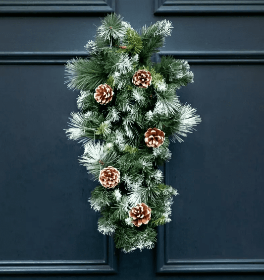 Artificial Christmas Hanging Swag Wreath Decoration