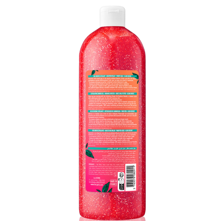 Fair & White Mild Pepper Exfoliating Shower Gel 32oz For Soft, Luminous Skin