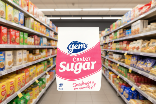 15 x Gem Caster Sugar 1Kg