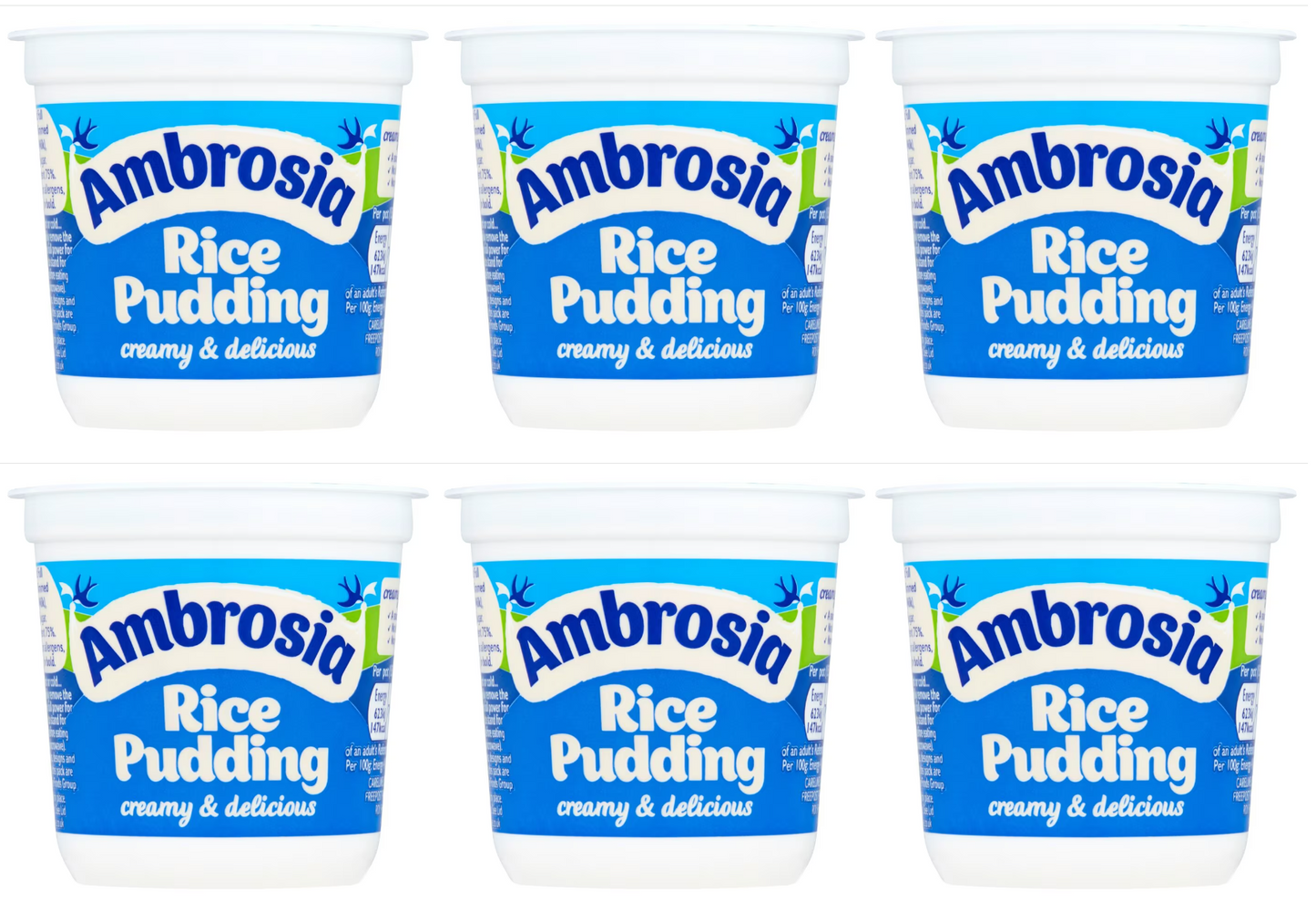 6 x Ambrosia Rice Pudding 150G