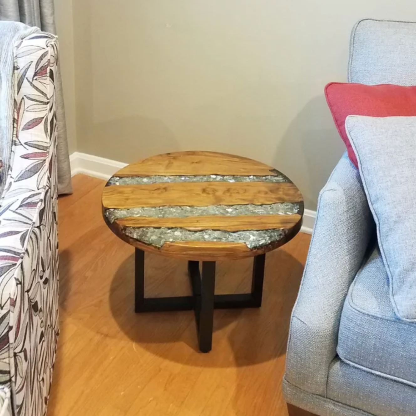 Coffee Table Teak Resin 60 cm