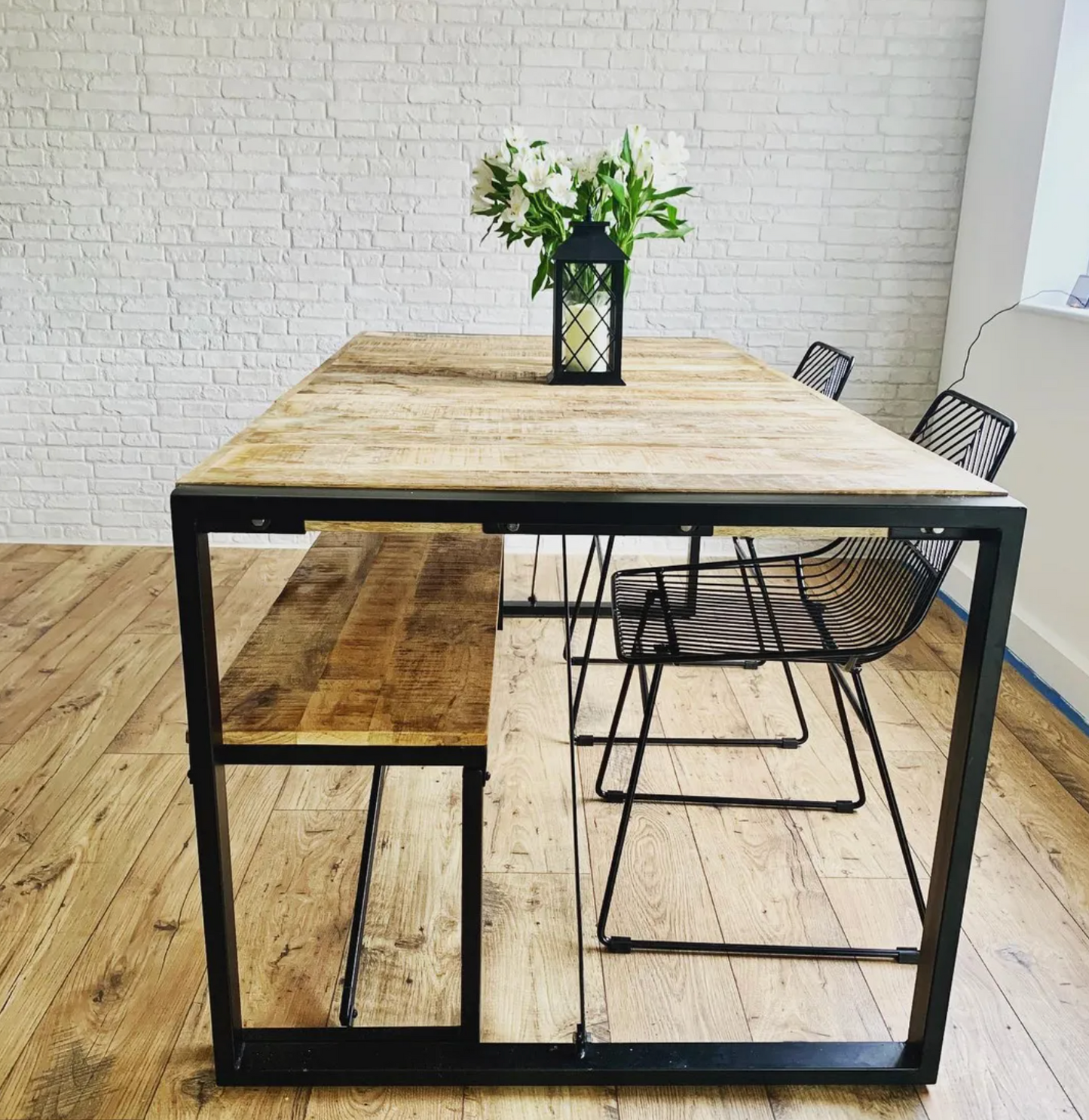 Dining Table 180x90x75 cm Solid Mango Wood