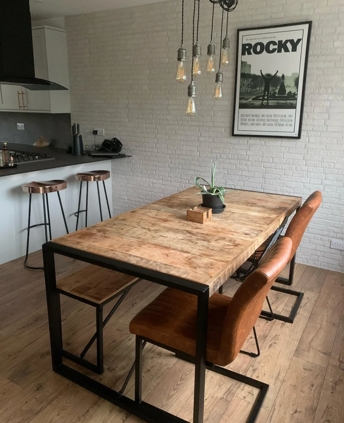 Dining Table 140x70x75 cm Solid Mango Wood