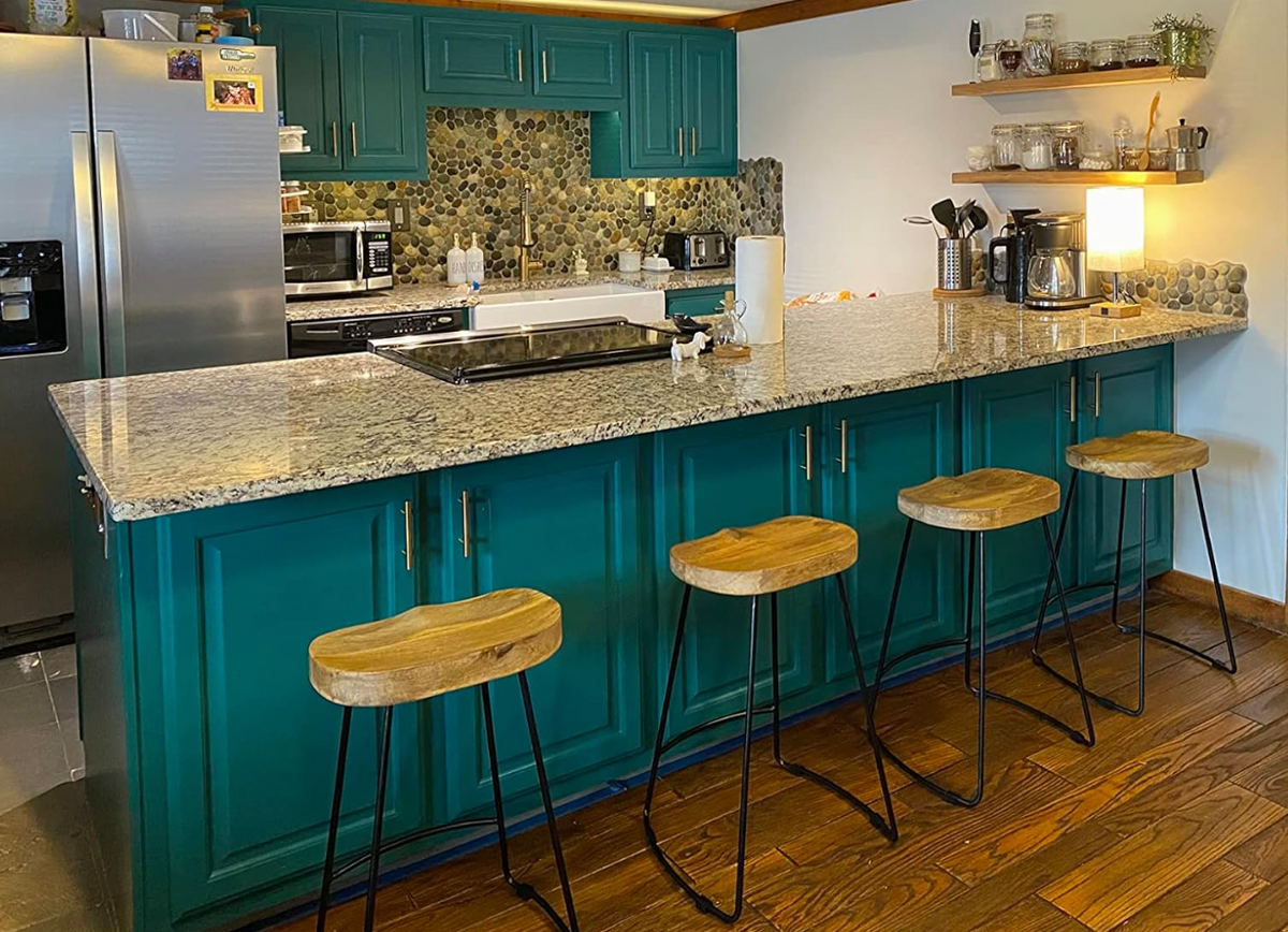 Gavin Bar Stools 2 pcs Solid Mango Wood
