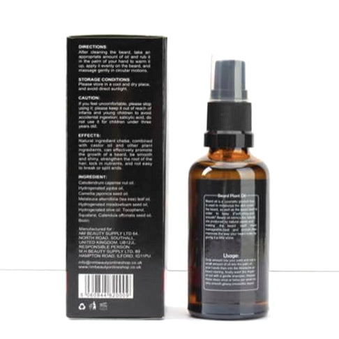 NM Beauty Beard Oil: Nourishing & Conditioning for Men's Grooming 50 ml/1.69 oz