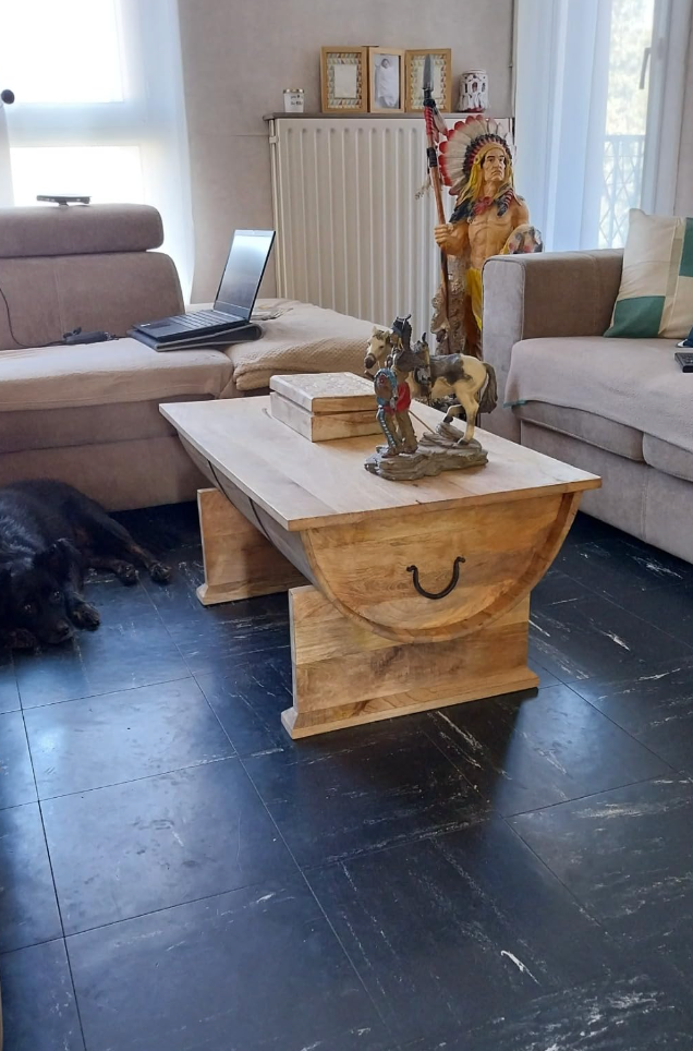 Coffee Table Solid Mango Wood 88x50x40 cm