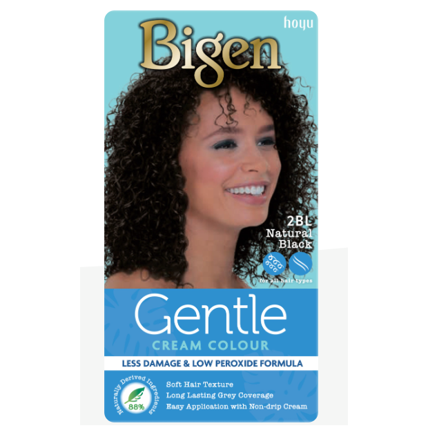 Bigen Gentle Cream Colour - Long-Lasting, Vibrant Permanent Hair Dye for All Hair Types