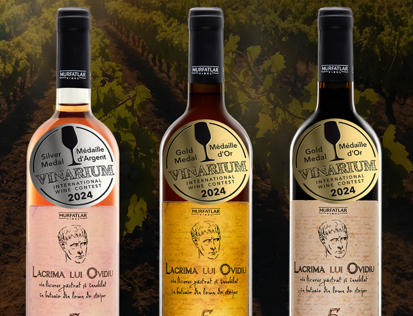Lacrima lui Ovidiu Fortified Rose Wine Aged 5 Years