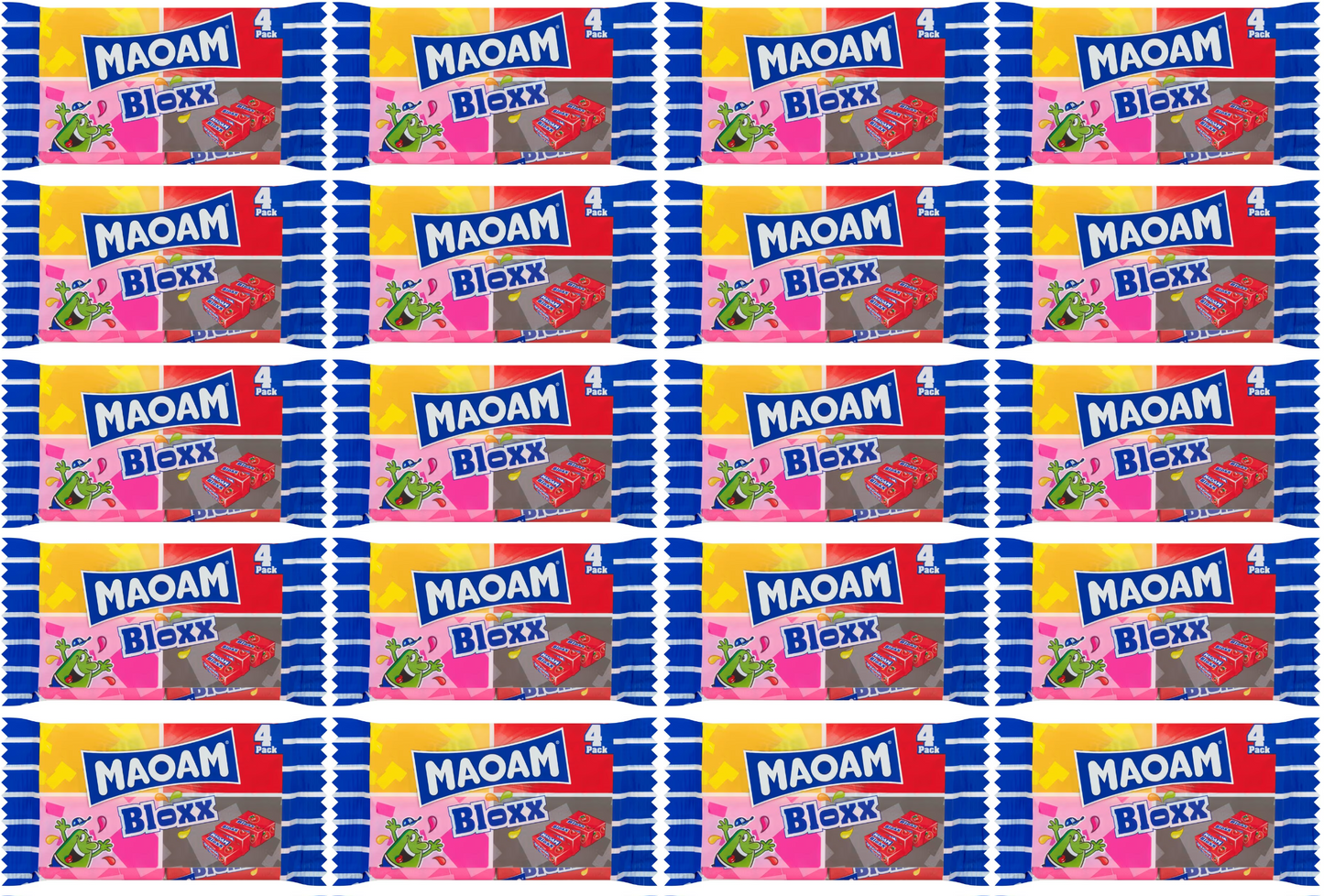 20 x Maoam Bloxx 4 X 22G (88G)