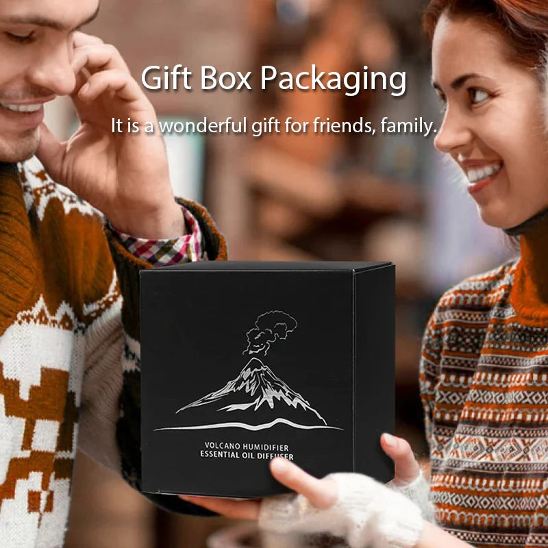 Humidifier with Color Flame Night Light