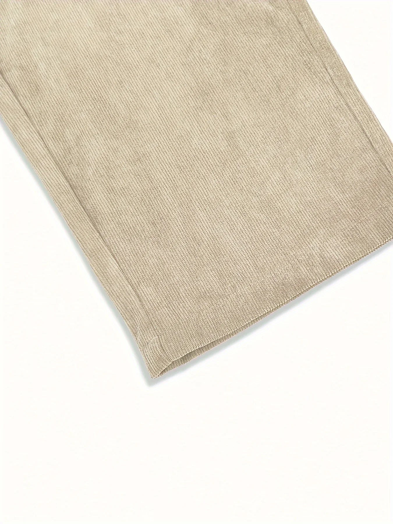 Men’s Corduroy Loose Fit Pants – Elastic Waist