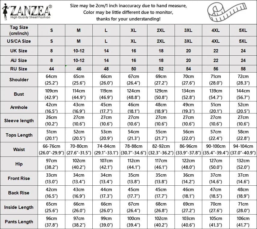 2PCS Summer Pant Sets ZANZEA Fashion Women Outfits 3/4 Sleeve Printed Blouse Trousers Suit Casual Work Tracksuits Matching Sets
