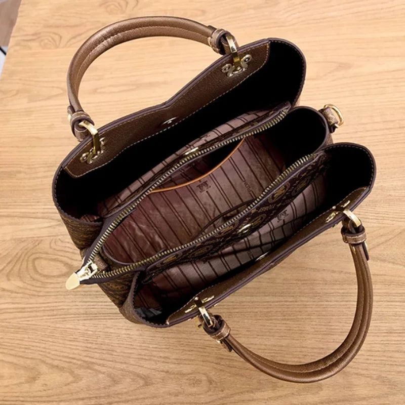 3pcs Set Women'S Tote Bag, Classic Large Capacity, Elegant Casual Handbag, High-Quality Faux Leather, Ivory White, Magnetic Clos