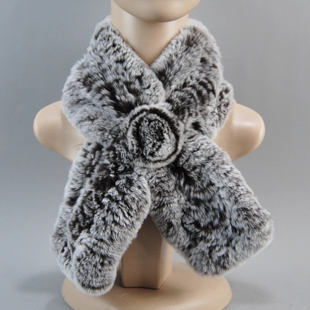 Winter Women's Faux Fur Hats And Scarves