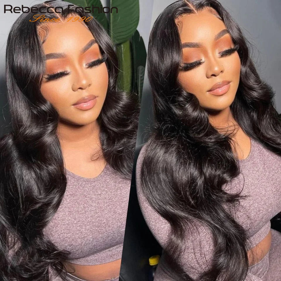 Body Wave Lace Front Wigs 180D Transparent Lace Frontal Wig Human Hair Wigs T Part Lace Wig Brazilian Body Wave Lace Wig