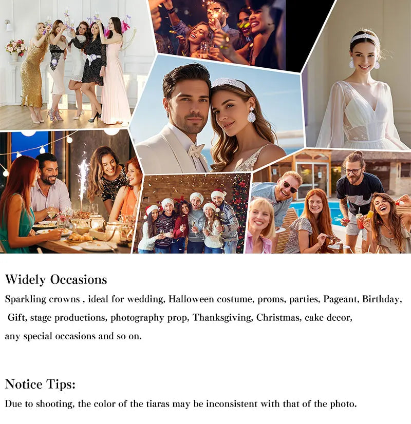 Fashion Gold Silver Color Crystal Rhinestone Tiara And Crowns For Princess Women Diadems Bridal Wedding Hair Accessories