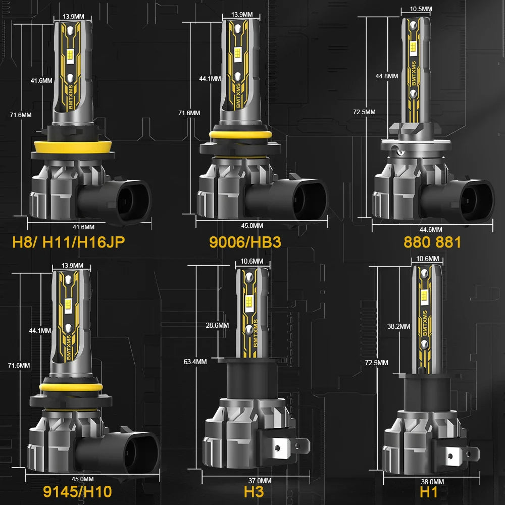 BMTxms  LED Fog Light Bulbs