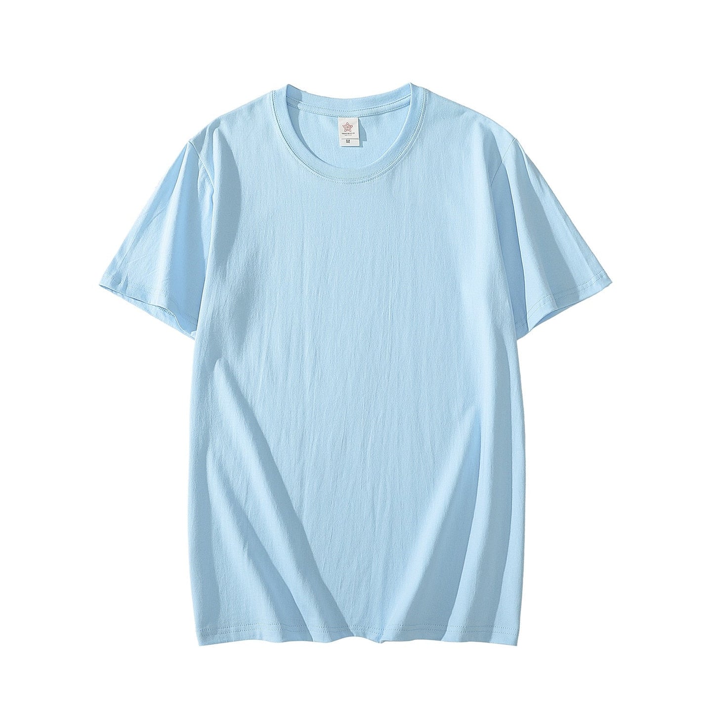 Cotton Men T-shirt Short-sleeve Man T shirt Short Sleeve Pure Color