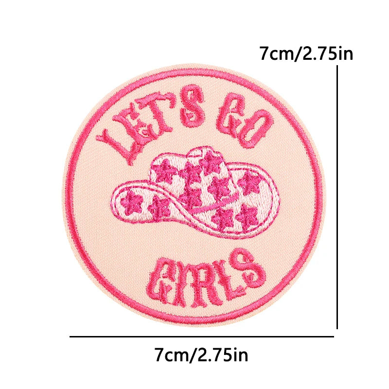 Cowgirl Boot Embroidered Patch Cowgirl Boot Embroidered Patch.