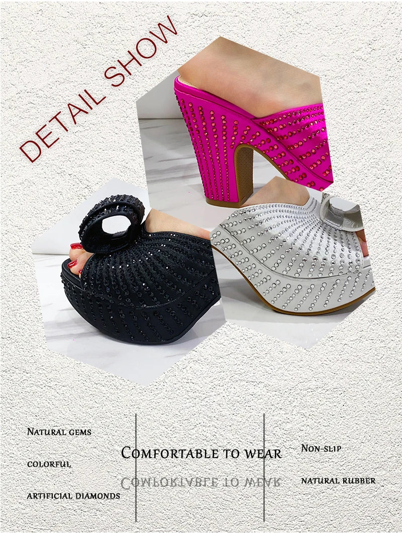 Italian Designer Sandals and Bags for Women, Platform Shoes, High Heel, Comfortable Wedge, Top Brand, 2023