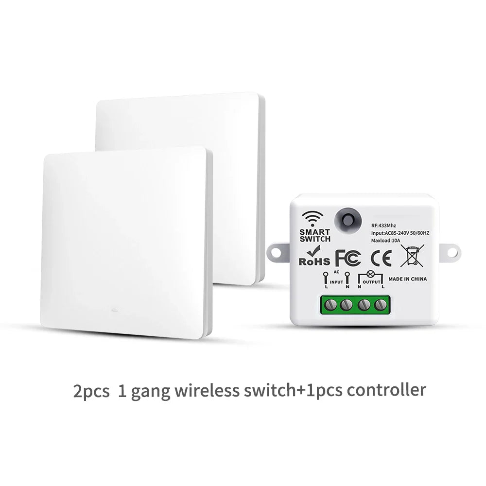 Smart Home Wireless 433mhz Light Switch