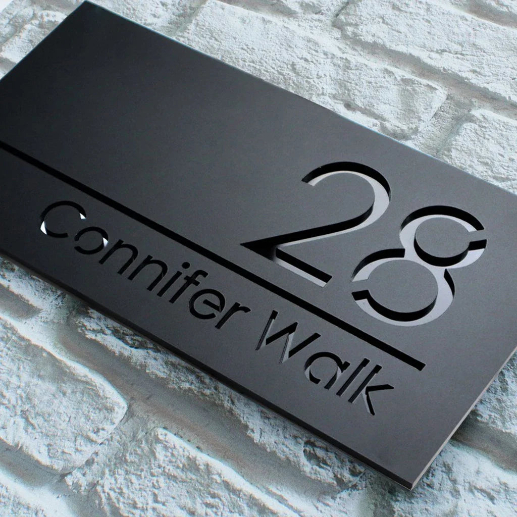 Customized Sign Outdoor House Numbers Plate