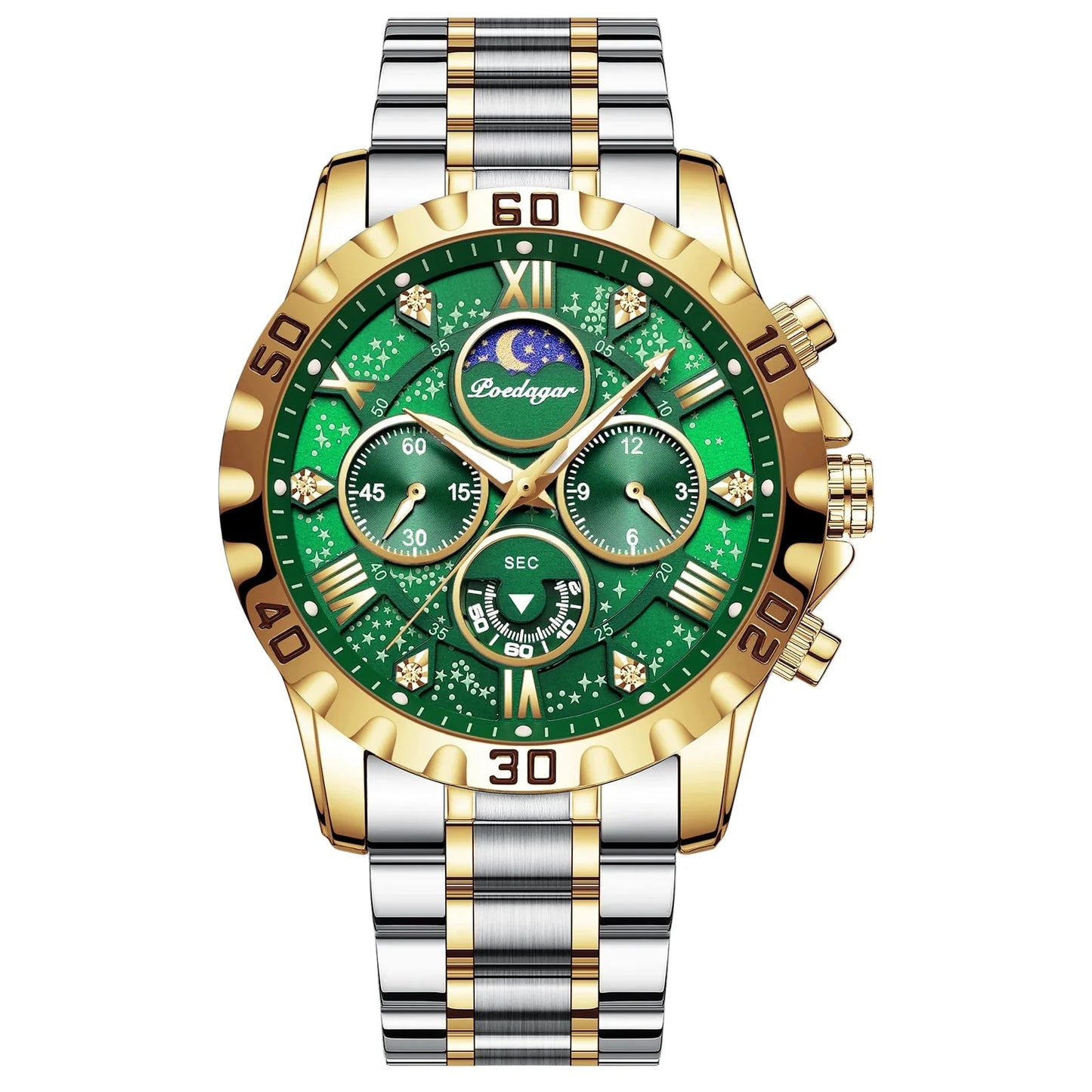 Luxury Watch for Man Quartz Sports Men Watch Waterproof Luminous Stainless Steel Chronograph Men's Watches Clock Reloj