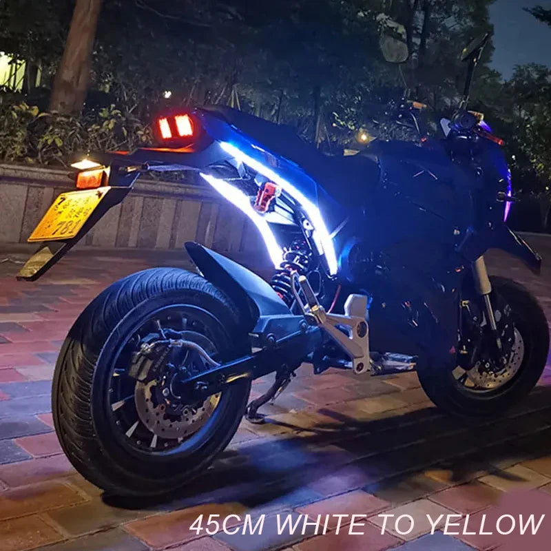 2pcs Motorcycle Turn Signal Lights LED Daytime Running Lights