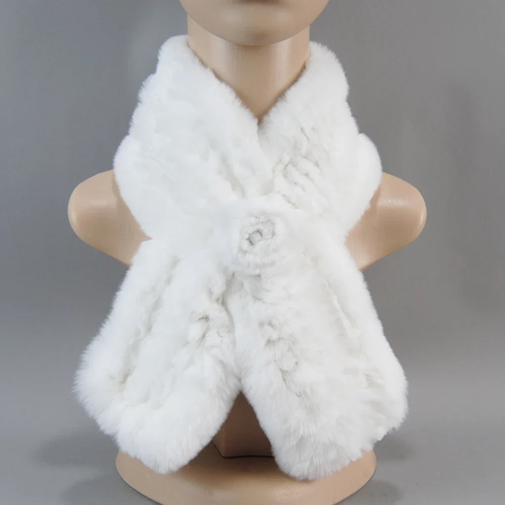 Winter Women's Faux Fur Hats And Scarves