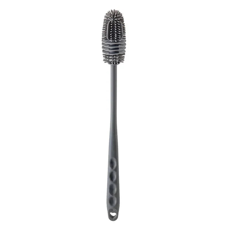Hot Silicone Cup Brush Long Handle Milk Bottle Cleaning Brush  Water Bottles Glass Cup Cleaner Scrubber Kitchen Cleaning Tools