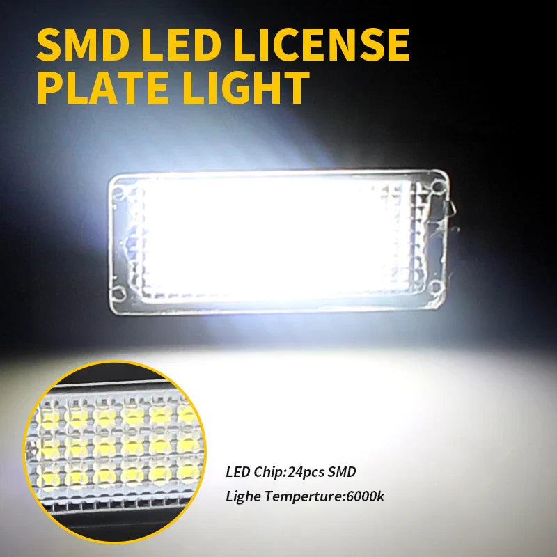 Led License Number Plate Lights Bulb For Audi
