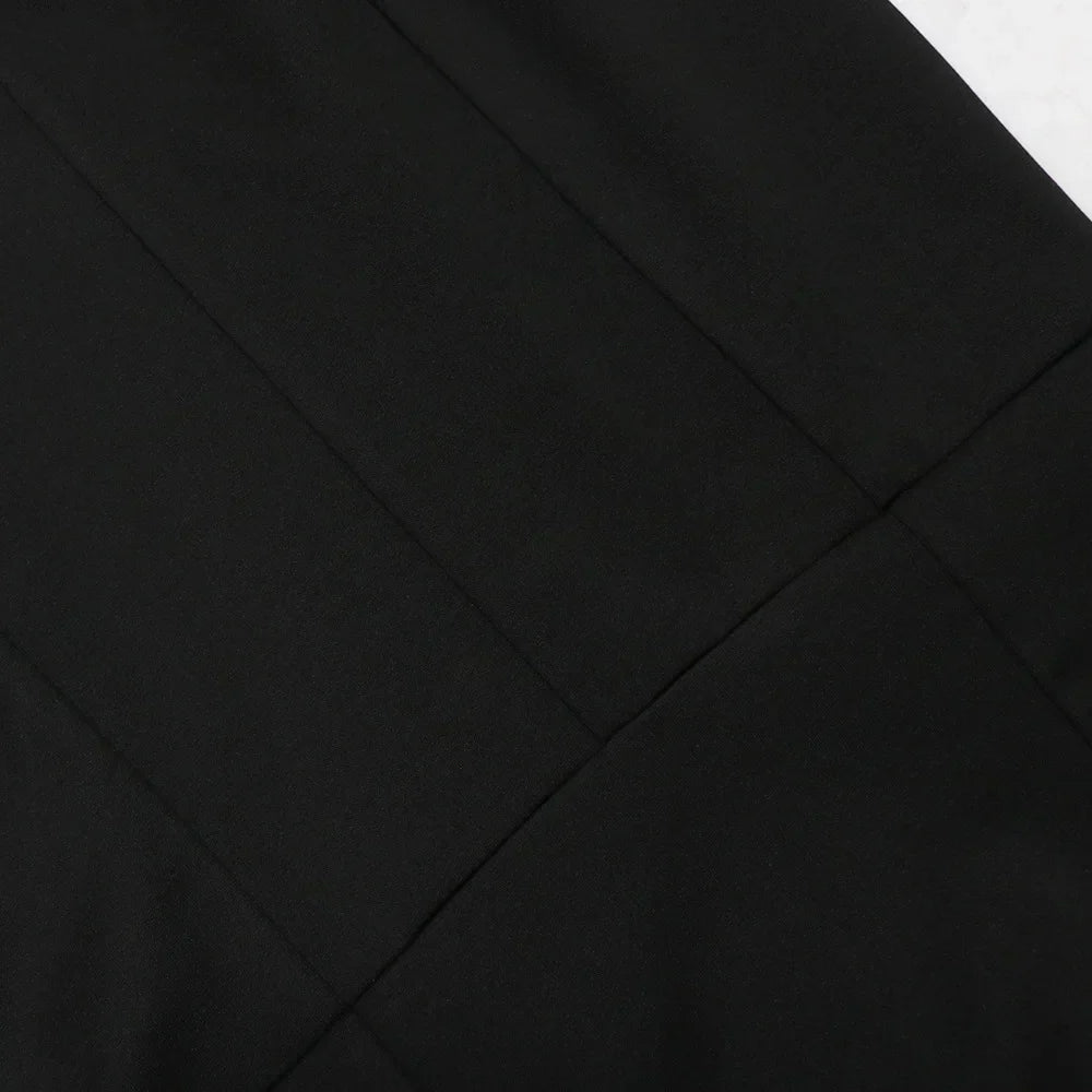 Jumpsuits Strapless Women Sleeveless Sexy Rompers One Piece Overalls Slim Fit Long Pant Ruffles Patchwork Elegant Lady